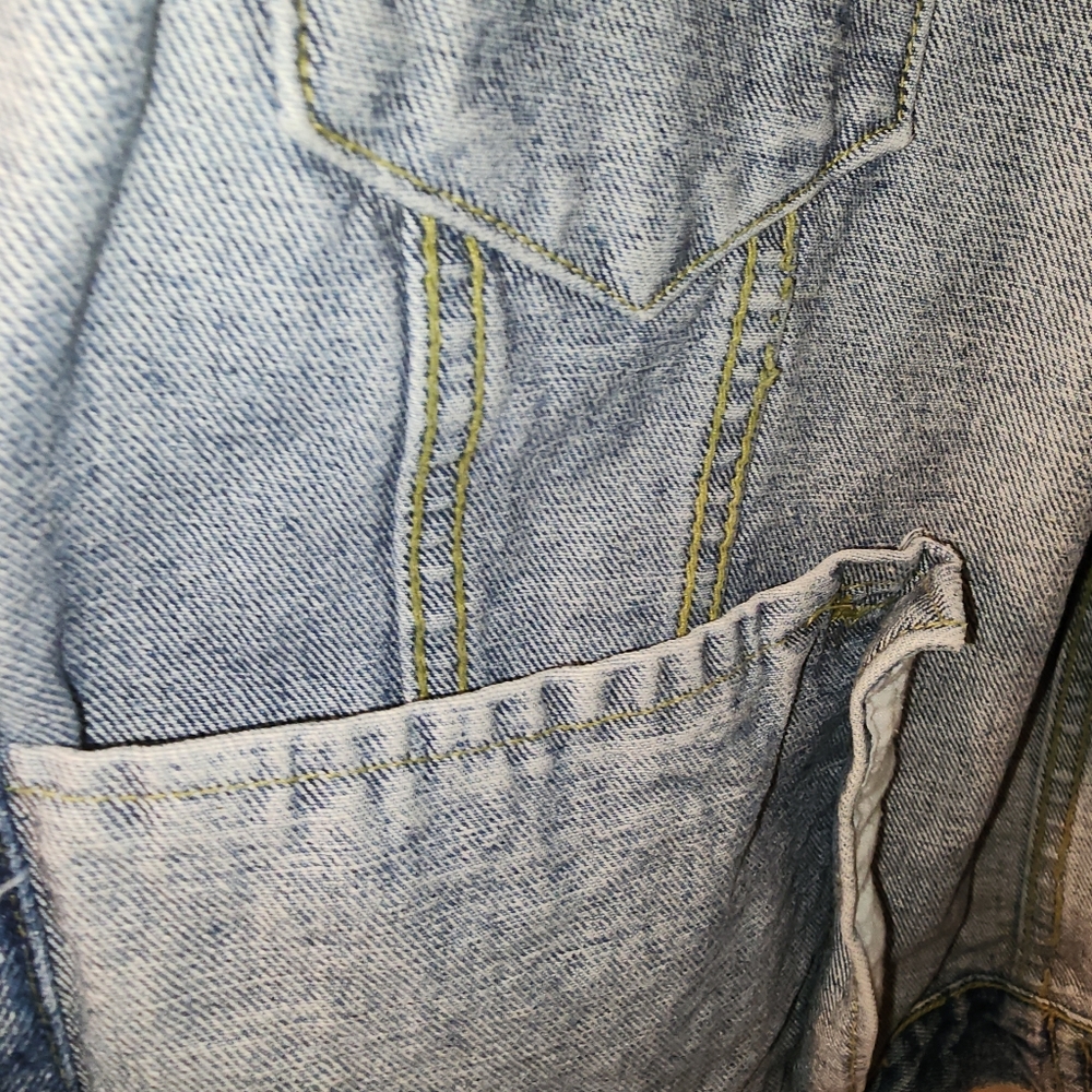Reliq Denim Blue Jean Jacket XL Thick, warm & sturdy, 6 Total Pockets See Pics - Picture 6 of 6